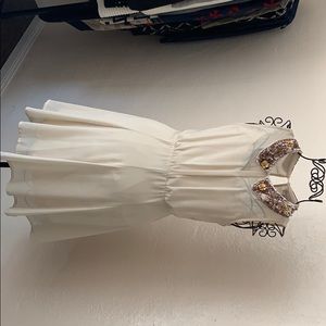 Lightly worn beautiful, sequence neck line dress